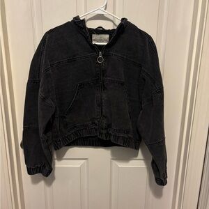Ashley Vintage Charm Black Denim Jacket